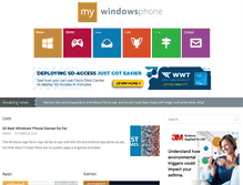 Tablet Screenshot of mywindowsphone.com
